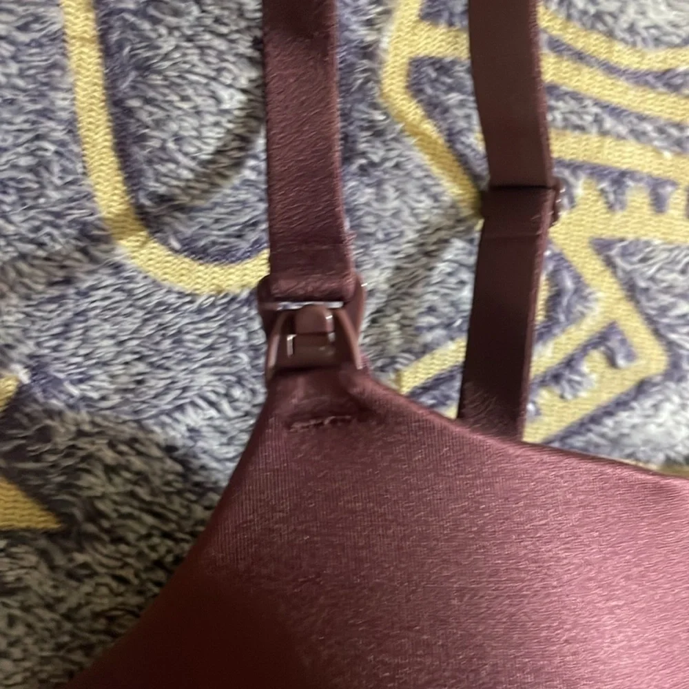 Auden Purple Nursing Bra with Underwire Support 32D